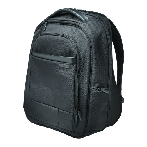 Shop the Kensington Contour 17 Inch Laptop Backpack in sleek black designed for ultimate comfort and protection for your laptop and essentials. Perfect for professionals on the go this stylish backpack combines functionality with a modern aesthetic.