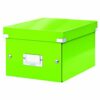Discover the Leitz Medium Box in vibrant green model 60440054 perfect for stylish storage solutions. This Click & Store box combines functionality with a modern design ideal for organising your workspace or home.