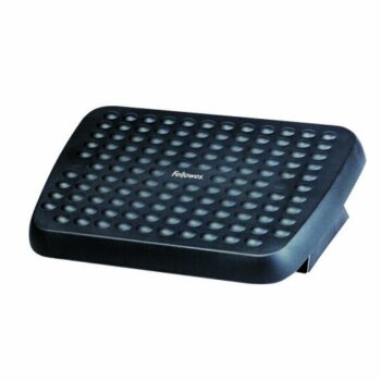 Enhance your comfort at work with the Fellowes Standard Foot Rest 48121 designed to promote better posture and reduce fatigue. This ergonomic footrest features a textured surface for added grip and stability making it an essential accessory for any office setup.