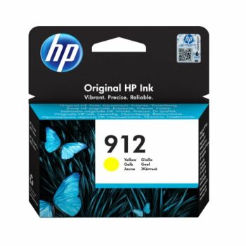 Shop the HP 912 Yellow Ink Cartridge (3YL79AE) for vibrant high-quality prints. Perfect for home or office use this reliable ink cartridge ensures your documents and photos stand out with brilliant colour.