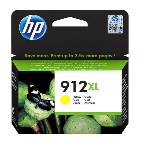 Shop the HP 912XL Yellow Ink Cartridge (3YL83AE) for vibrant high-quality prints. Ideal for home and office use this high-capacity cartridge ensures you get the most out of your printing needs.
