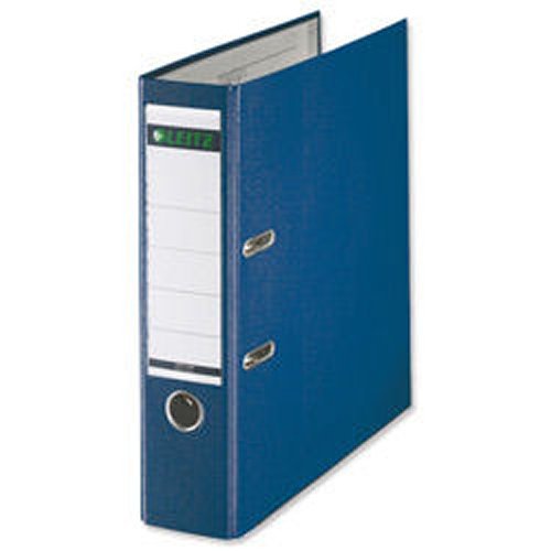 Shop the Leitz Lever Arch Files in a vibrant blue designed for A4 documents with durable PP covers. This pack of 10 is perfect for organising your paperwork efficiently and stylishly.