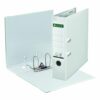 Buy Leitz Lever Arch Files in White featuring durable PP covers perfect for A4 documents. This pack of 10 is ideal for organising your paperwork efficiently.