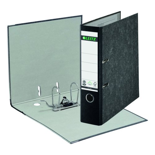Shop the Leitz Lever Arch Foolscap Portrait Files in Black perfect for organising your documents. This pack of 10 files offers durable storage solutions for your office or home.