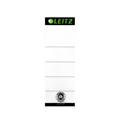 Enhance your organisation with Leitz Lever Arch Spine Labels 16420085 available in a convenient pack of 10. Perfect for labelling your lever arch files these durable spine labels ensure a professional and tidy appearance.