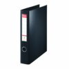 Shop the Esselte 4D Ring Binder in sleek black designed for A4 documents with a 40mm capacity. Perfect for organising your paperwork this durable PP binder combines style and functionality.