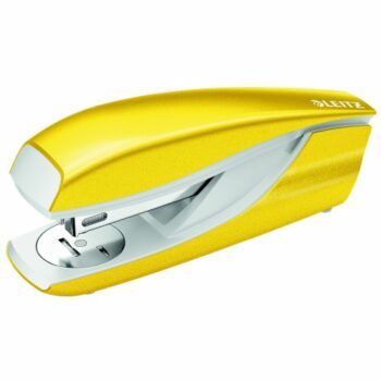 Shop the Leitz NeXXt WOW Stapler in vibrant yellow designed to effortlessly staple up to 30 sheets. Perfect for home or office use this stylish stapler combines functionality with a modern aesthetic.