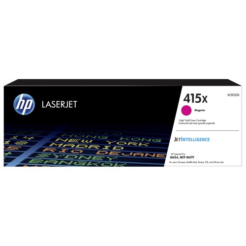 Hewlett Packard - HP Laser Toner Cartridge High Capacity Magenta 415X W2033X