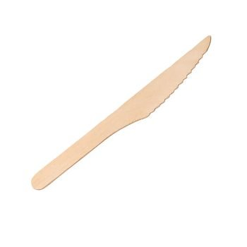 Disposable Enviro Birchwood Knives Pack 100 - Fusion Office UK