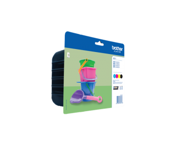 Brother Inkjet Cartridges Value Black Cyan Magenta Yellow Lc 221valbp Fusion Office