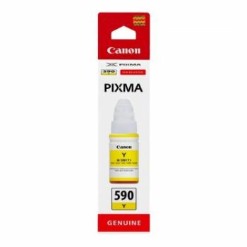 Canon Inkjet Cartridge Gi 590y Yellow 70ml 1606c001 Fusion Office