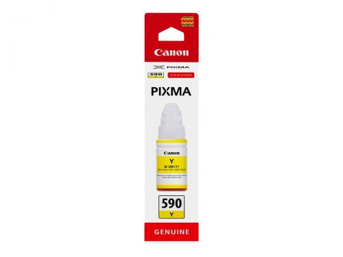 Canon Inkjet Cartridge Gi 590y Yellow 70ml 1606c001 Fusion Office
