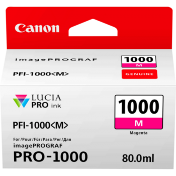 Canon Inkjet Cartridge Pfi 1000m Magenta 80ml 0548c001 Fusion Office