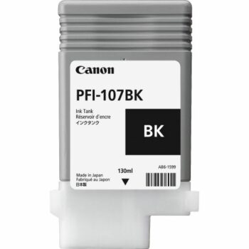 Canon Inkjet Cartridge Pfi 107bk Black 130ml 6705b001aa Fusion Office