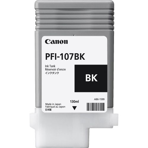 Canon Inkjet Cartridge Pfi 107bk Black 130ml 6705b001aa Fusion Office