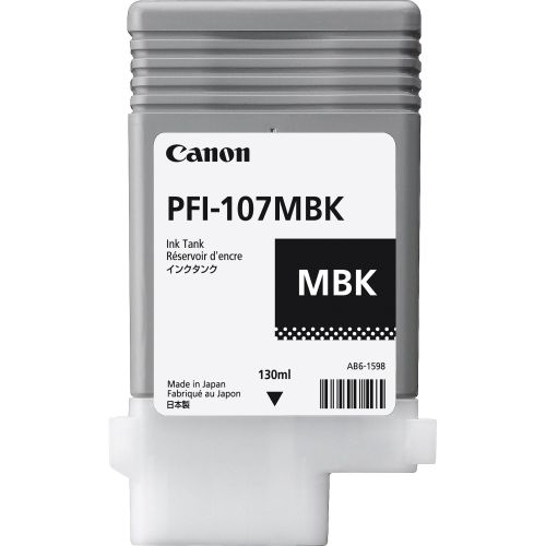 Canon Inkjet Cartridge Pfi 107mbk Matte Black 130ml 6704b001aa Fusion Office