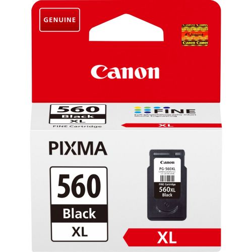 Canon Inkjet Cartridge Pg 560xl Black 3712c001 Fusion Office