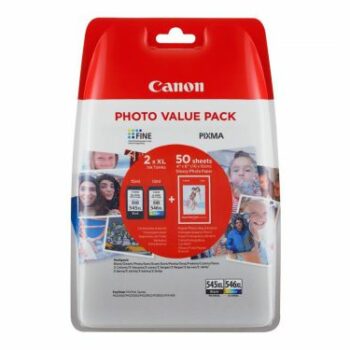 Canon Inkjet Cartridge Pg545xl Cl546xl Ink Paper Multipack 8286b006 Fusion Office