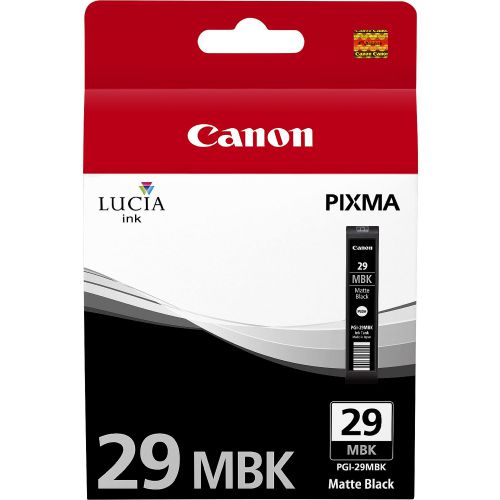 Canon Inkjet Cartridge Pgi 29mbk Matte Black 36ml 4868b001 Fusion Office