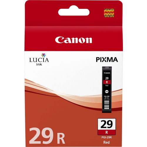 Canon Inkjet Cartridge Pgi 29r Red 36ml 4878b001 Fusion Office