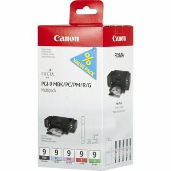 Canon Inkjet Cartridges Pgi 9mbk Pc Pm R G Photo Multipack 1033b013 Fusion Office