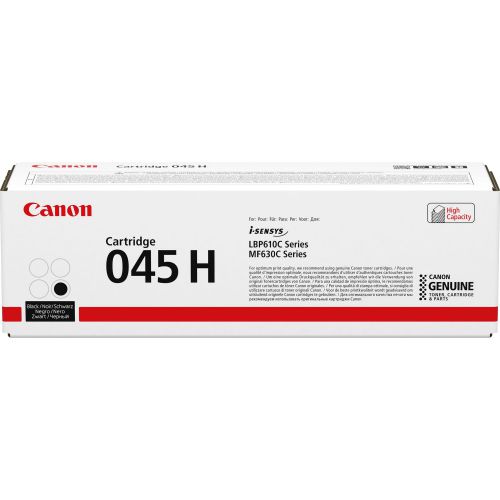 Canon Laser Toner Cartridge 045h Black 1246c002 Fusion Office
