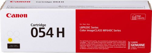 Canon Laser Toner Cartridge 054h Yellow 3025c002 Fusion Office
