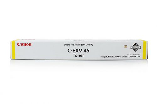 Canon Laser Toner Cartridge C Exv45 Yellow 6948b002aa Fusion Office