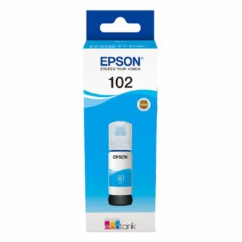 Epson Inkjet Cartridge 102 Ecotank Cyan 70ml C13t03r240 Fusion Office