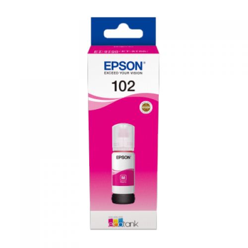 Epson Inkjet Cartridge 102 Ecotank Magenta 70ml C13t03r340 Fusion Office