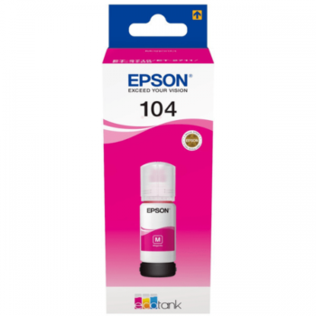 Epson Inkjet Cartridge 104 Ecotank Magenta 70ml C13t00p340 Fusion Office