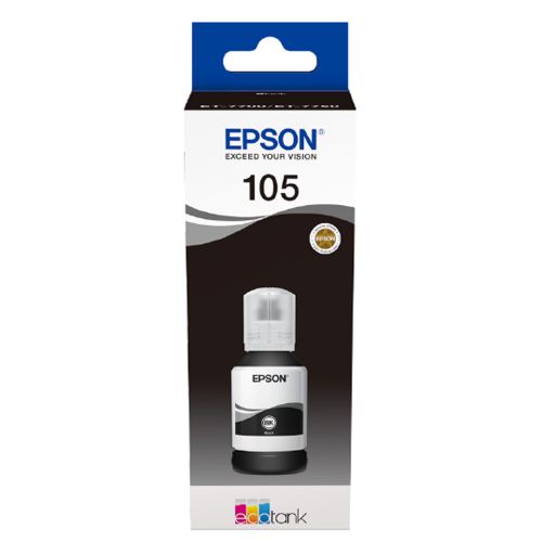 Epson Inkjet Cartridge 105 Black 140ml C13t00q140 Fusion Office
