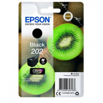 Epson Inkjet Cartridge 202 Black 7ml C13t02e14010 Fusion Office