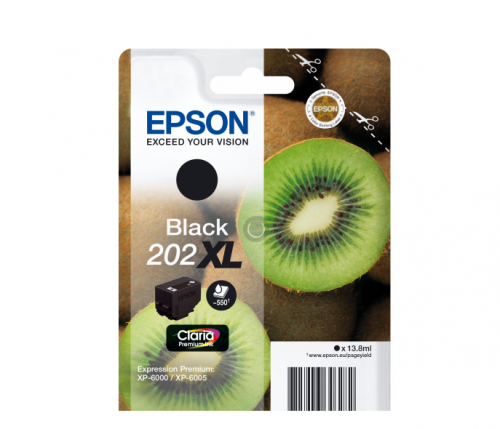 Epson Inkjet Cartridge 202xl Black 14ml C13t02g14010 Fusion Office