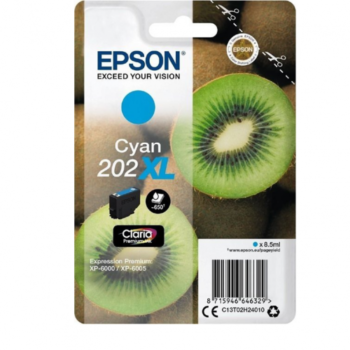 Epson Inkjet Cartridge 202xl Cyan 85ml C13t02h24010 Kiwi Fusion Office