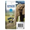 Epson Inkjet Cartridge 24 Cyan 5ml C13t24224012 Elephant Fusion Office