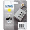 Epson Inkjet Cartridge 35 Yellow 9ml C13t35844010 Padlock Fusion Office