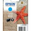 Epson Inkjet Cartridge 603 Cyan 24ml C13t03u24010 Starfish Fusion Office