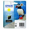 Epson Inkjet Cartridge T3244 Yellow 14ml C13t32444010 Puffin Fusion Office