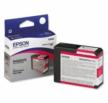 Epson Inkjet Cartridge T5803 Magenta 80ml C13t580300 Fusion Office