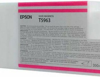 Epson Inkjet Cartridge T5963 Vivid Magenta 350ml C13t596300 Fusion Office