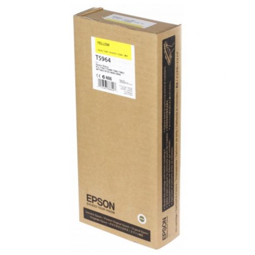 Epson Inkjet Cartridge T5964 Yellow 350ml C13t596400 Fusion Office