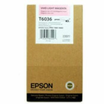 Epson Inkjet Cartridge T6036 Vivid Light Magenta 220ml C13t603600 Fusion Office