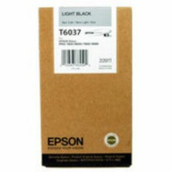 Epson Inkjet Cartridge T6037 Light Black 220ml C13t603700 Fusion Office