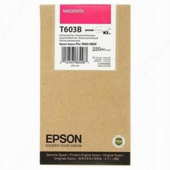 Epson Inkjet Cartridge T603b Magenta 220ml C13t603b00 Fusion Office