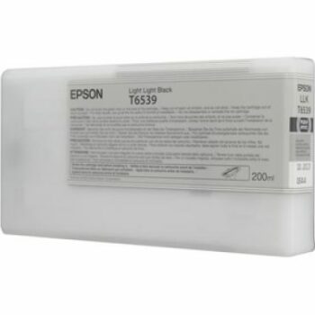 Epson Inkjet Cartridge T6539 Light Light Black 200ml C13t653900 Fusion Office