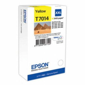 Epson Inkjet Cartridge T7014 Yellow 34ml C13t701440 Pyramids Fusion Office