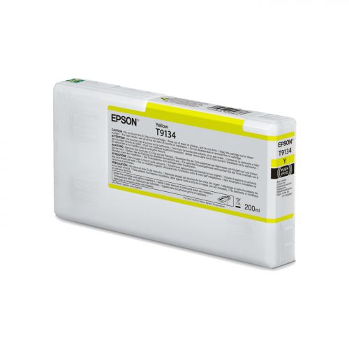 Epson Inkjet Cartridge T9134 Yellow 200ml Ept913400 Fusion Office