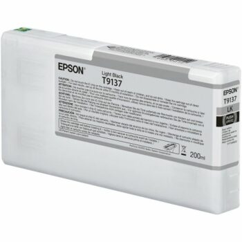 Epson Inkjet Cartridge T9137 Light Black 200ml C13t913700 Fusion Office