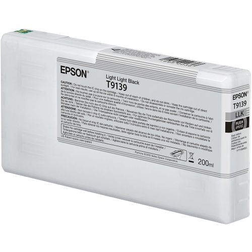 Epson Inkjet Cartridge T9139 Light Light Black 200ml C13t913900 Fusion Office